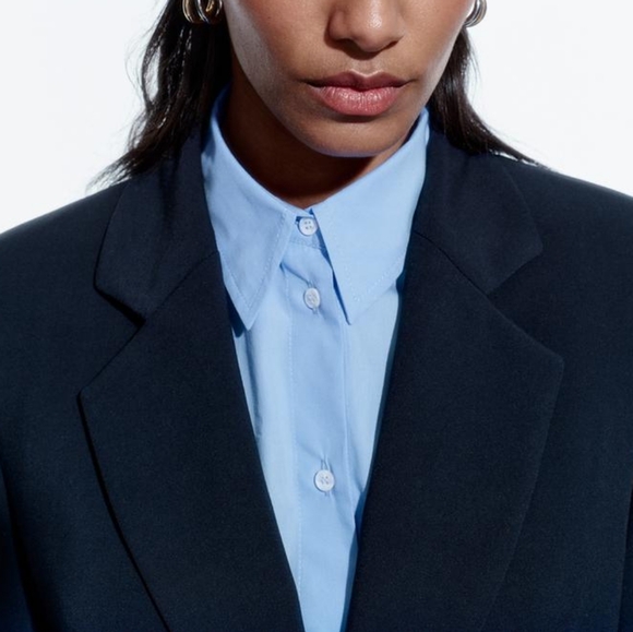 Zara Belted Fitted Blazer NWT - Picture 4 of 9